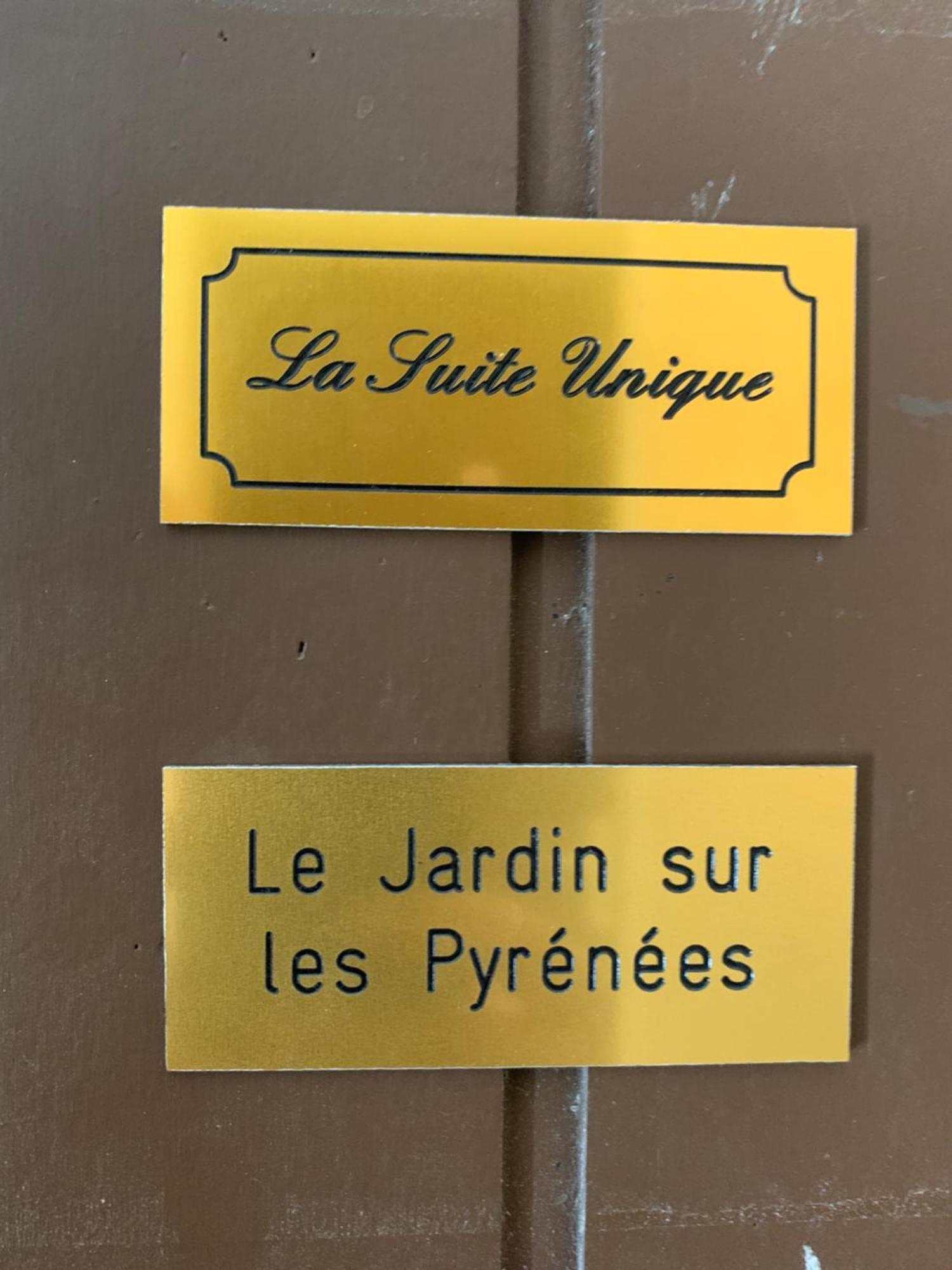 La Suite Unique - Le Jardin Sur Les Pyrenees- Vue Panoramique Montagne -Jardin Cloture Prive De 100M2-Parking-Linge De Lit Et Serviettes Compris- Bielle Esterno foto