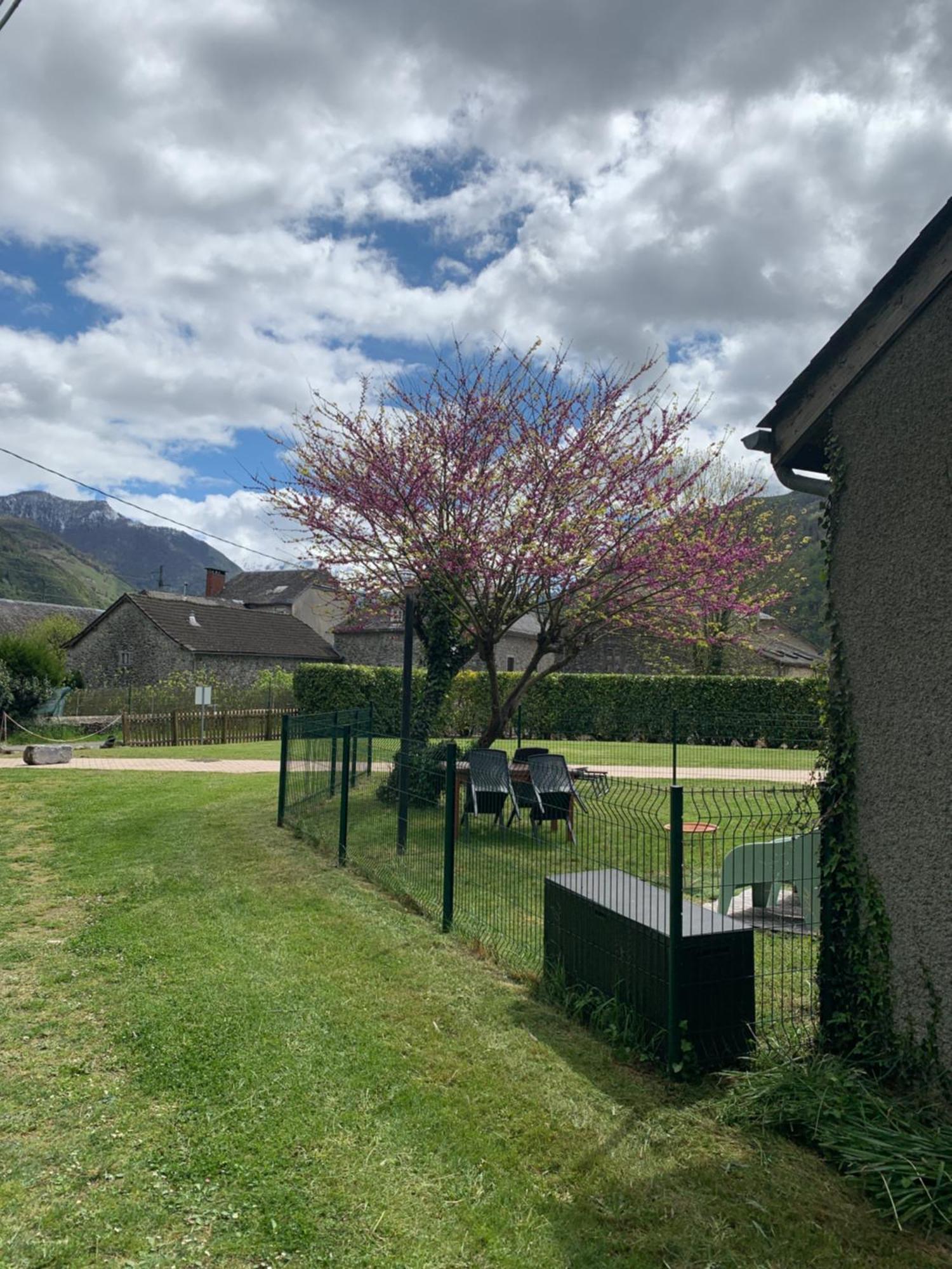 La Suite Unique - Le Jardin Sur Les Pyrenees- Vue Panoramique Montagne -Jardin Cloture Prive De 100M2-Parking-Linge De Lit Et Serviettes Compris- Bielle Esterno foto